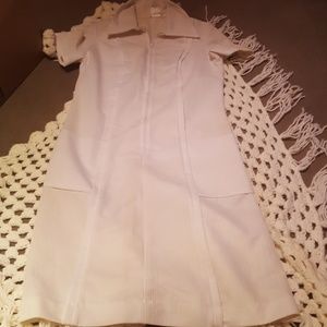 White Short sleeved Dress
